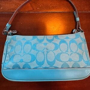 Vintage coach 6094 Signature Blue Demi Bag